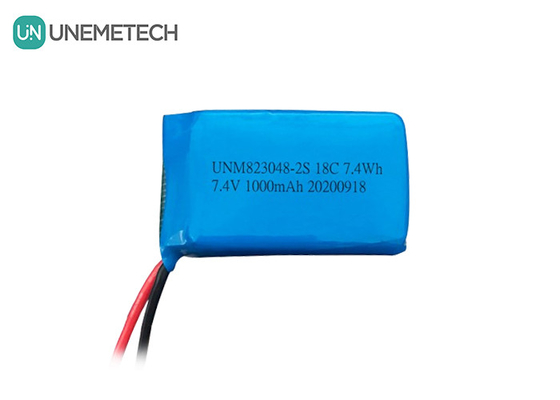 qualità  2S High Discharge Rate LiPo Battery / 18C Lithium Polymer Battery 7.4v 1000mah 823048 fabbrica