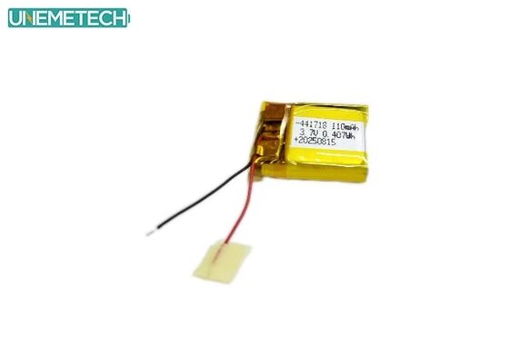 Qualità  3.8V 110mAh 441718 High Voltage Polymer Lithium Ion Battery for Medical Bracelet Fabbrica