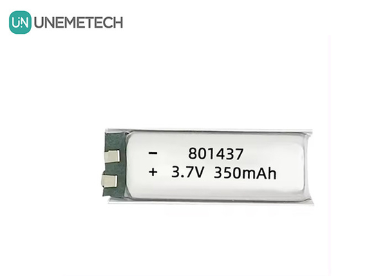 801437 3A Batteria polimerica ad alta velocità 3.7v 350mah Batteria Lipo per dispositivi elettronici IoT