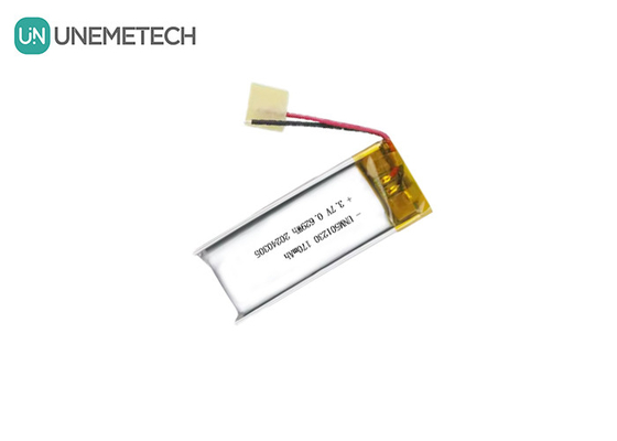 Batteria ricaricabile in polimero di litio 501230 3.7V 170mAh Batteria in polimero di litio per auricolare wireless