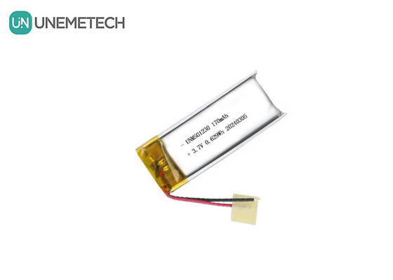 Batteria ricaricabile in polimero di litio 501230 3.7V 170mAh Batteria in polimero di litio per auricolare wireless