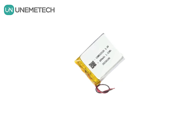 Batteria al litio ad alta tensione 3.8V 400mAh 622526 per orologi intelligenti