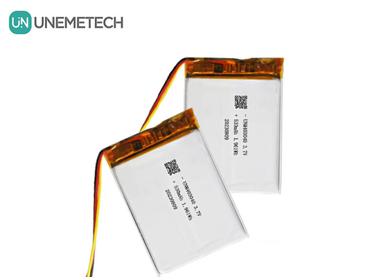 3.7V 530mAh Custom Lithium Polymer Battery 403040 con UL1642 Long Cycle Life