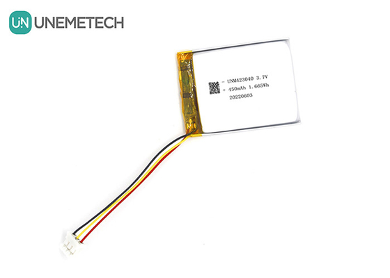 3.7V 450mAh Batteria polimerica ricaricabile agli ioni di litio 423040 per prodotti digitali 3C