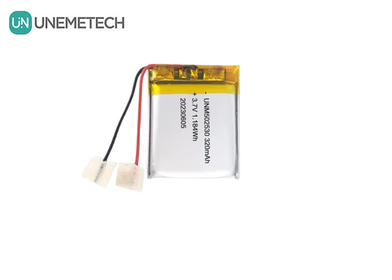 502530 3.7V 320mAh batteria al litio polimerica ricaricabile per prodotti indossabili