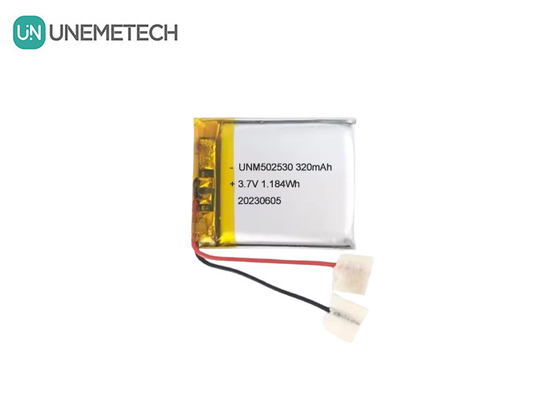 502530 3.7V 320mAh batteria al litio polimerica ricaricabile per prodotti indossabili