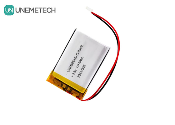 CE 4.35V Batteria al litio ad alta tensione 682329 520mAh 3.8V Batteria ricaricabile agli ioni di litio