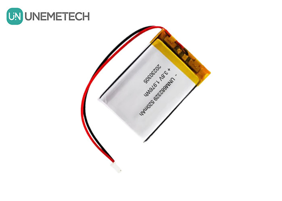 CE 4.35V Batteria al litio ad alta tensione 682329 520mAh 3.8V Batteria ricaricabile agli ioni di litio