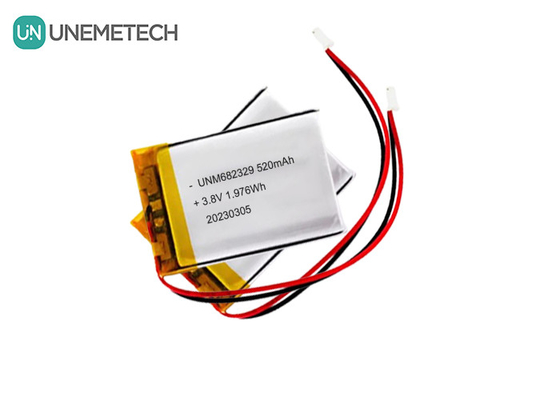 CE 4.35V Batteria al litio ad alta tensione 682329 520mAh 3.8V Batteria ricaricabile agli ioni di litio
