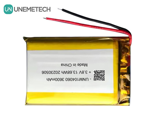 UNEMETECH 4.35V Batteria Lipo ad alta tensione 104060 3.8V 3600mAh Batteria Litio Ion Polimero
