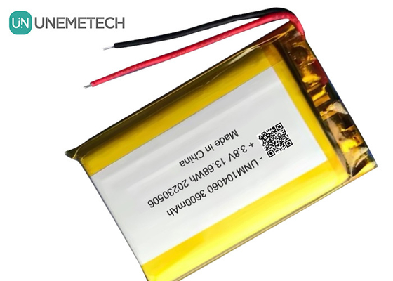 UNEMETECH 4.35V Batteria Lipo ad alta tensione 104060 3.8V 3600mAh Batteria Litio Ion Polimero