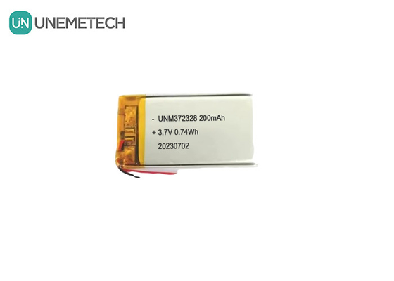 3.7V Lipo batteria ricaricabile 372328 3.7V 200mAh Li-ion batteria polimerica per prodotti elettronici