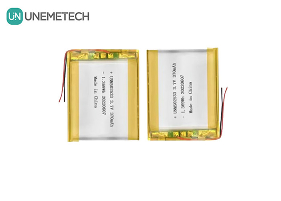 Batteria Li-ion polimer 502533 3.7V 370mAh Batteria ricaricabile Li-polymer per orologio telefonico