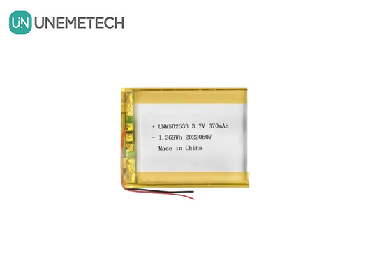 Batteria Li-ion polimer 502533 3.7V 370mAh Batteria ricaricabile Li-polymer per orologio telefonico