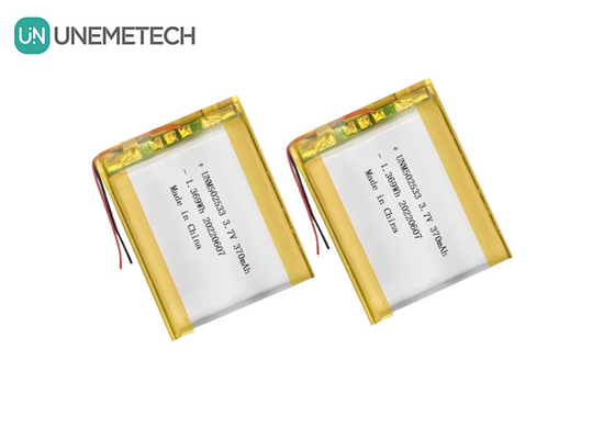 Batteria Li-ion polimer 502533 3.7V 370mAh Batteria ricaricabile Li-polymer per orologio telefonico