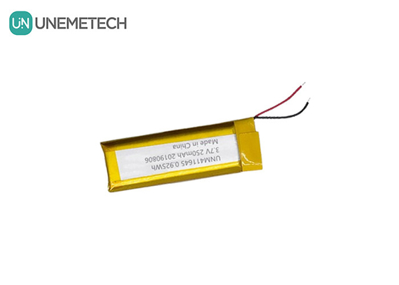 3.7V 250mAh Batteria Li-polimero 411645 / LiPo batteria ricaricabile per POS Machine