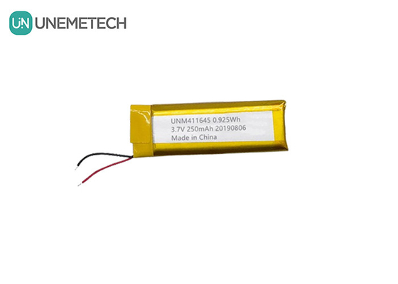 3.7V 250mAh Batteria Li-polimero 411645 / LiPo batteria ricaricabile per POS Machine