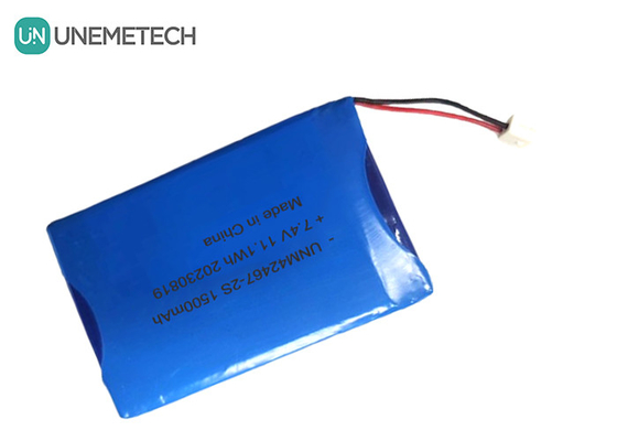 2 celle Batteria Li-polimero 7.4V 1500mAh 2S Batteria Li-polimero Pacchetto 424567 per apparecchi di bellezza