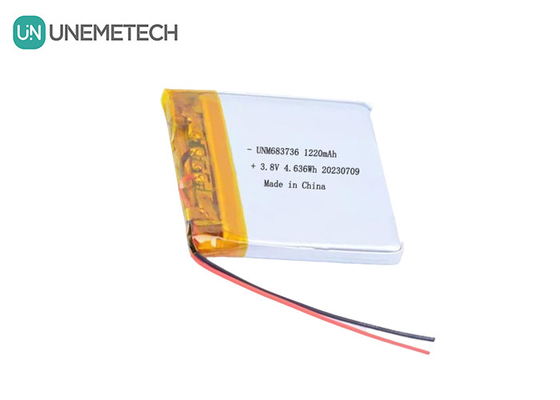 OEM 4.35V Batterie polimeriche al litio ad alta tensione 1220mAh 683736 con ciclo di vita lungo