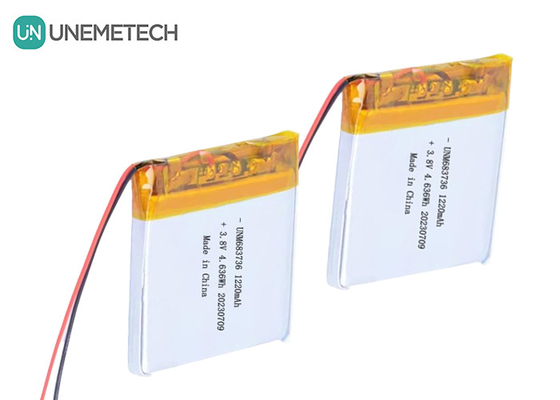 OEM 4.35V Batterie polimeriche al litio ad alta tensione 1220mAh 683736 con ciclo di vita lungo