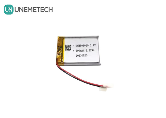 Batteria ricaricabile agli ioni di litio 503040 3.7V Lipo batteria 600mAh con pannello di protezione per il sistema di allarme
