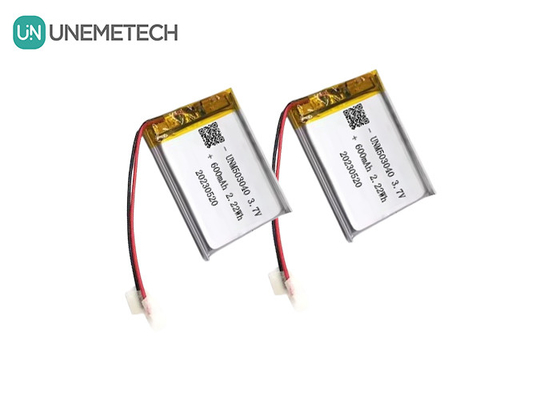 Batteria ricaricabile agli ioni di litio 503040 3.7V Lipo batteria 600mAh con pannello di protezione per il sistema di allarme
