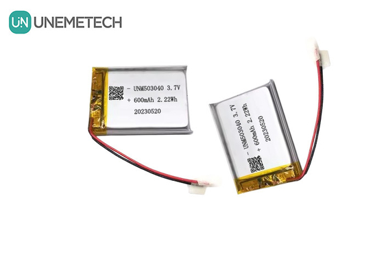 Batteria ricaricabile agli ioni di litio 503040 3.7V Lipo batteria 600mAh con pannello di protezione per il sistema di allarme