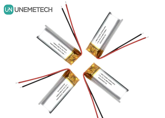 UNEMETECH 230mAh Batteria LiPo 3.7V Batteria polimerica al litio 851228 per penna a controllo remoto