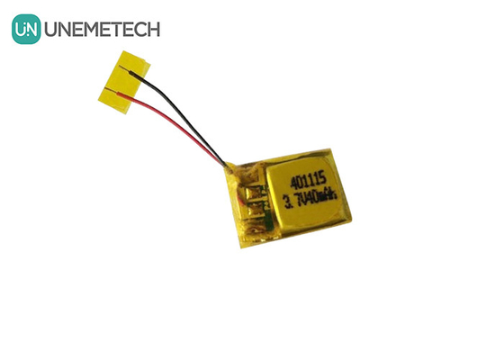 UNEMETECH 401115 Batteria ricaricabile in polimero al litio / batteria per auricolari da 3,7 V 40 mAh
