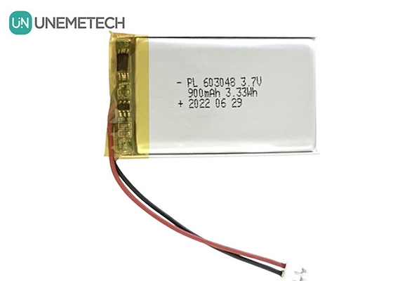 Al dettaglio 3,7V 900mAh Ricaricabile batteria agli ioni di litio polimerica 603048 per apparecchi di bellezza