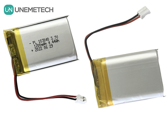Batteria ricaricabile al litio 103040 Batteria Li-ion 1200mAh 3.7V