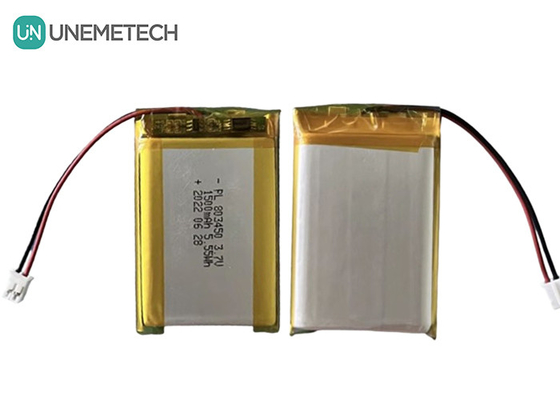 UNEMETECH 1.5A Batteria ricaricabile a Li-polimero 803450 / 3.7V 1500mAh Batteria al litio-ione-polimero