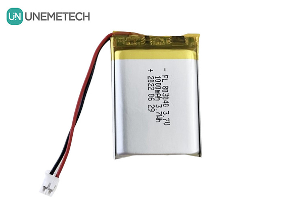 3.7V batteria al litio polimerico 803040 1000mAh batteria al polilitio per strumento cosmetico