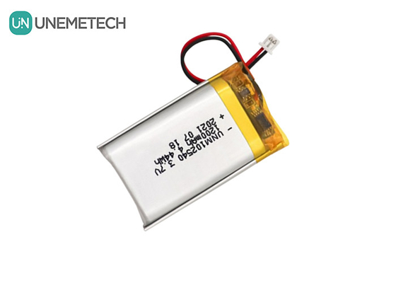 Batteria al litio polimerico personalizzata 102540 3.7V 1200mAh Batteria Li-Po per attrezzature di bellezza
