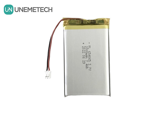 2000mAh 3.7V batteria ricaricabile al litio polimerico 654065 per giocattoli elettronici