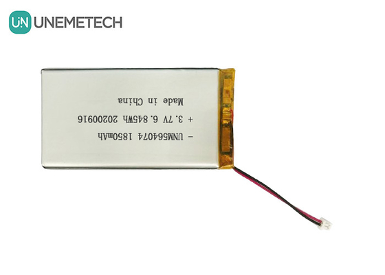 3.7V batteria polimerica ricaricabile agli ioni di litio 1850mAh 564074 per attrezzature di bellezza medica