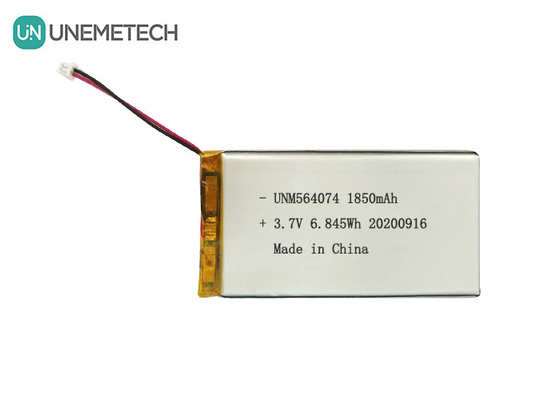3.7V batteria polimerica ricaricabile agli ioni di litio 1850mAh 564074 per attrezzature di bellezza medica