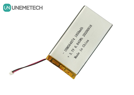 3.7V batteria polimerica ricaricabile agli ioni di litio 1850mAh 564074 per attrezzature di bellezza medica