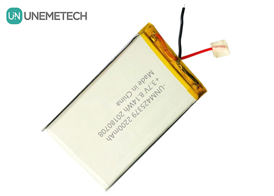 Batteria Power Bank Batteria polimerica al litio personalizzata 425379 3.7V 2200mAh Con nastro adesivo 3M