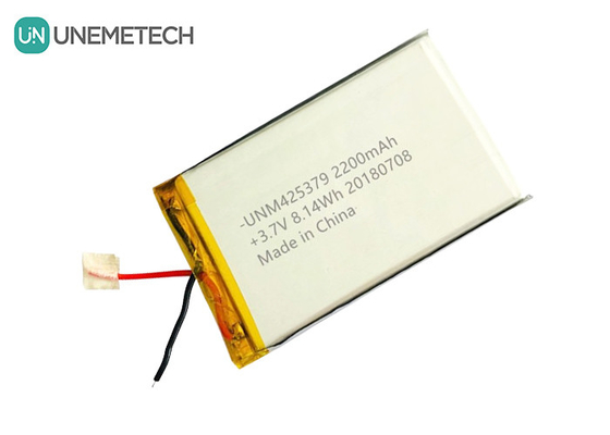 Batteria Power Bank Batteria polimerica al litio personalizzata 425379 3.7V 2200mAh Con nastro adesivo 3M