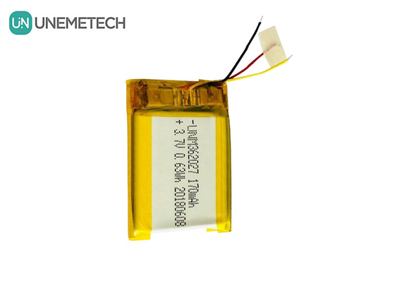 Batterie Li-polyer personalizzate in argento da 3,7V 170mAh 362027 per apparecchiature mediche portatili