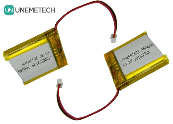 4.35V 360mAh Batteria al litio ad alta tensione 552525 3.8V Per dispositivi portatili