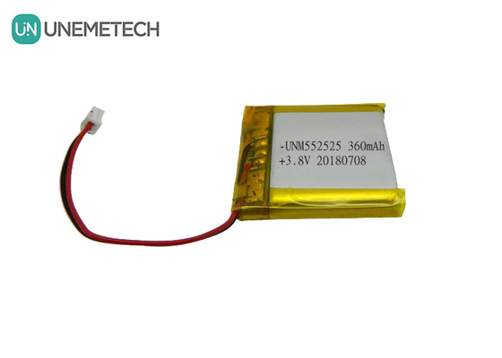 4.35V 360mAh Batteria al litio ad alta tensione 552525 3.8V Per dispositivi portatili