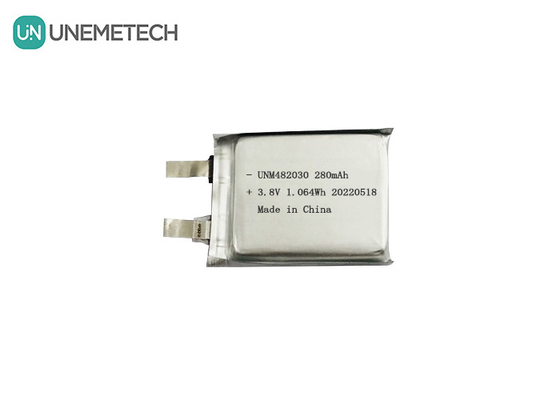 3.8V 280mAh Batteria Lipo 482030 4.35V Batteria Li-ion polimerica ad alta tensione Omologata CE