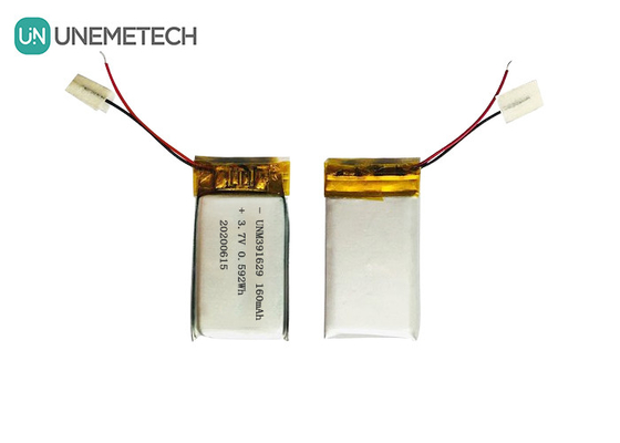 391629 Batteria ricaricabile al litio polimerico 3.7V 160mAh Batteria Lipo per smart wearable