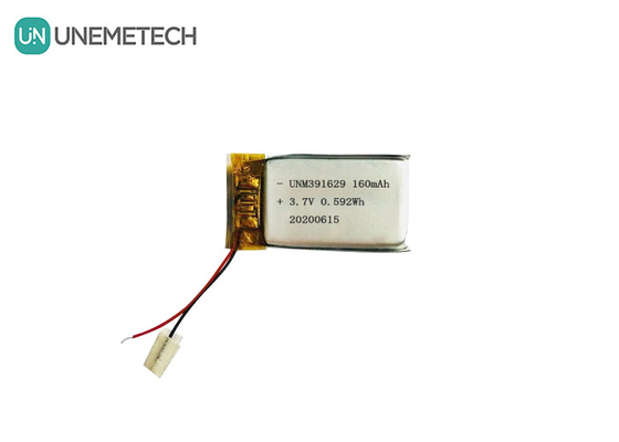 391629 Batteria ricaricabile al litio polimerico 3.7V 160mAh Batteria Lipo per smart wearable