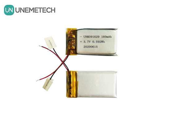 391629 Batteria ricaricabile al litio polimerico 3.7V 160mAh Batteria Lipo per smart wearable