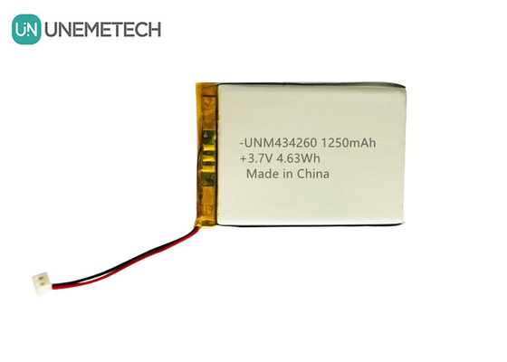4.63Wh batteria ricaricabile al litio polimerico 434260 3.7V 1250mAh per cassa di ricarica