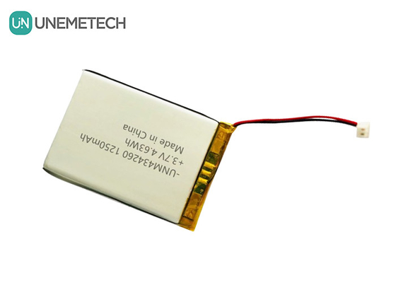 4.63Wh batteria ricaricabile al litio polimerico 434260 3.7V 1250mAh per cassa di ricarica