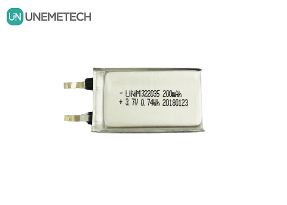 Batteria ricaricabile in polimero Li 322035 3.7V 200mAh per cuffie wireless